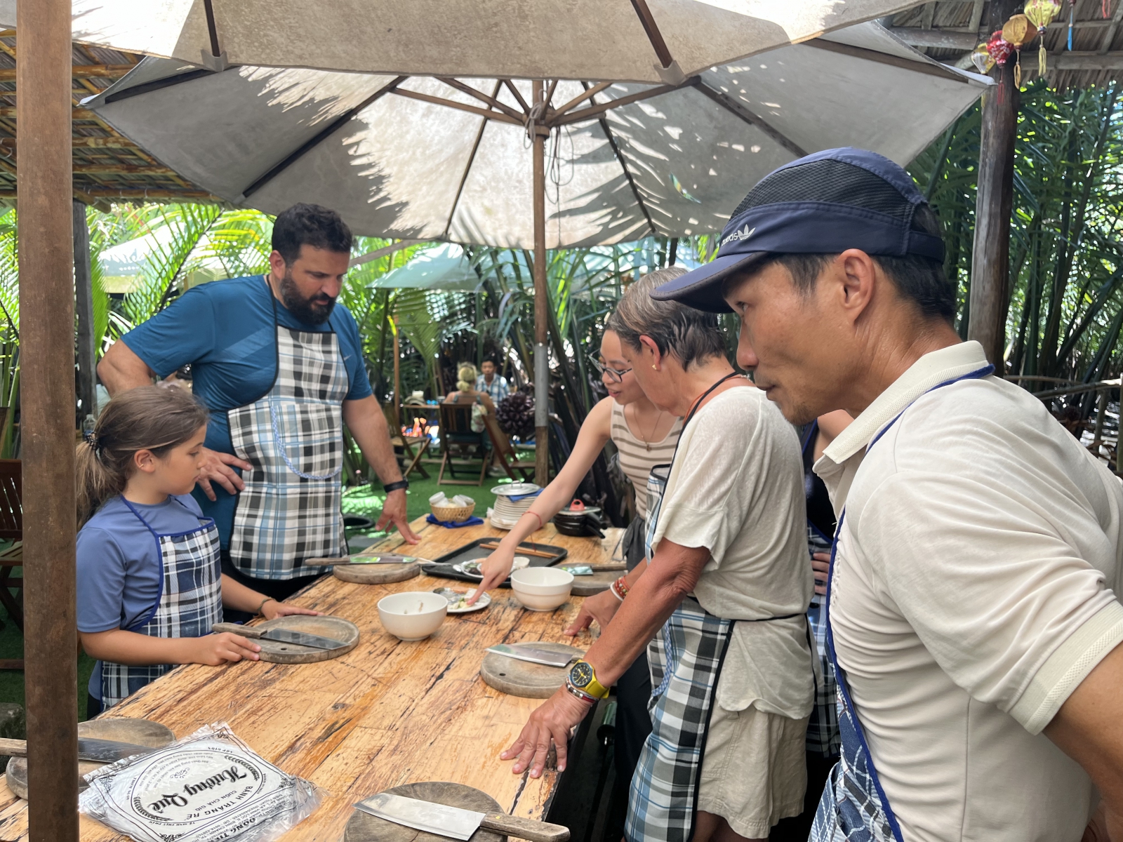 My Son Holyland - Basket Boat - Authentic Lunch - Cooking Class and Foot Massage at Local Family in Hoi An