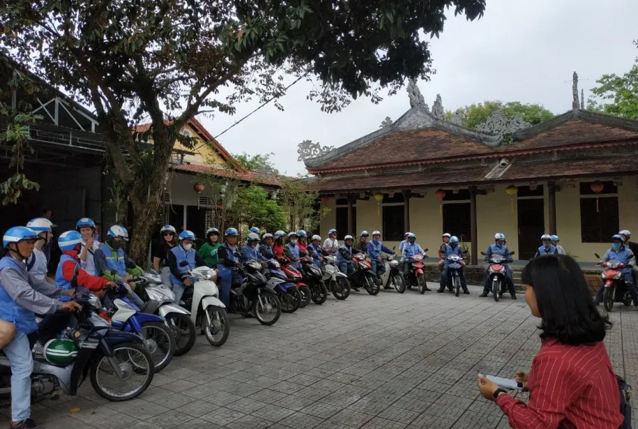 Hue city tour with motorbike