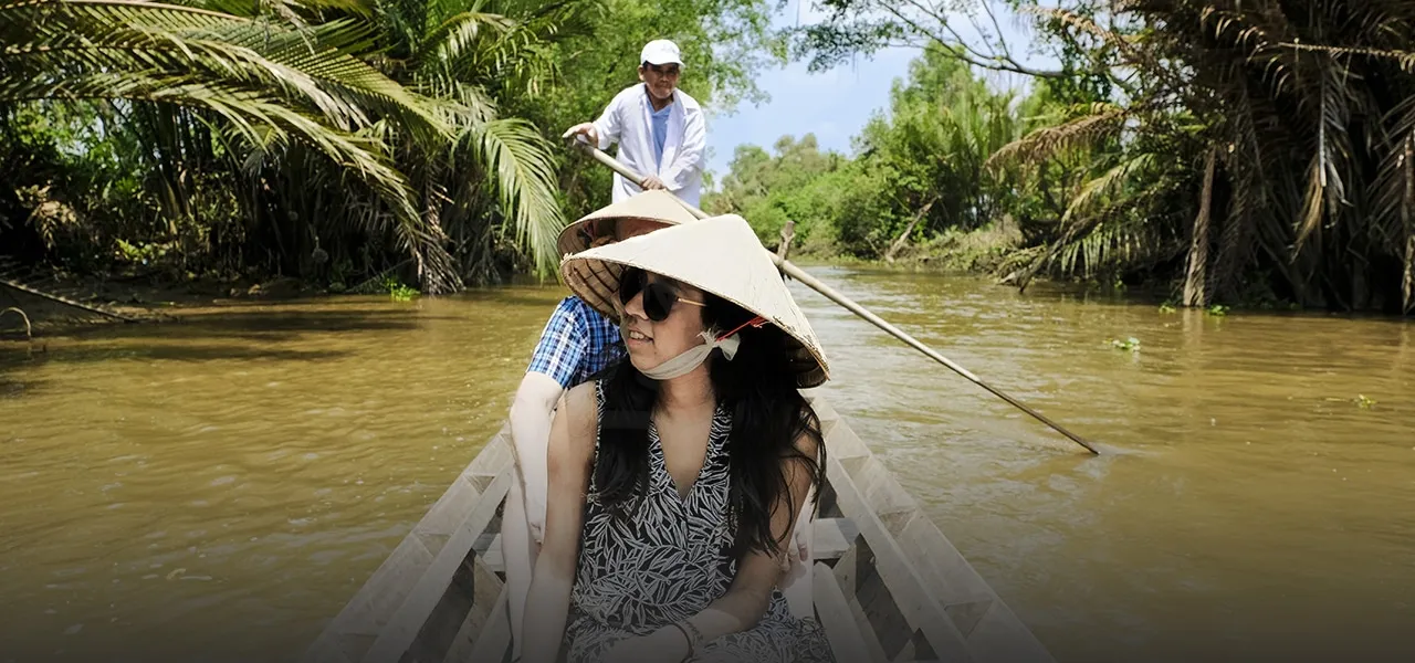 Excursion aux tunnels de Cu Chi et au Delta du Mékong en une journée avec guide parlant français 